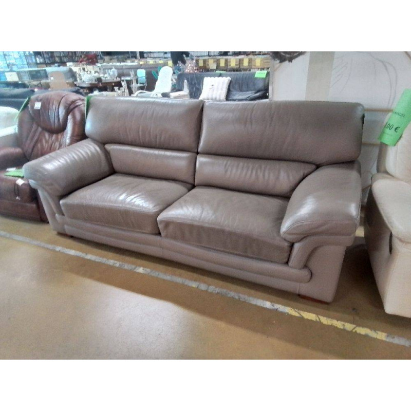 CANAPE 3 PLACE CUIRE