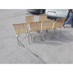 LOT DE 6 CHAISE