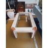 TABLE BASSE EN VERRE