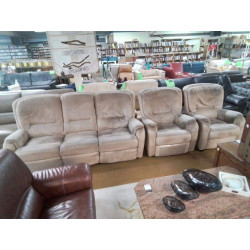 SALON 3/1/1 TISSU 2 RELAX MANUEL 