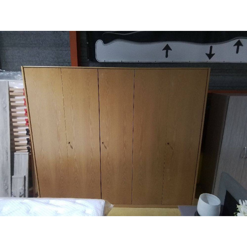 ARMOIRE 5 PORTES CHENE CLAIRE 