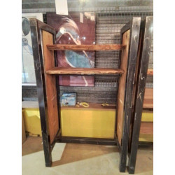 ETAGERE ARTISANAL METAL ET BOIS 