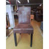 LOT DE 6 CHAISE NUBUCK