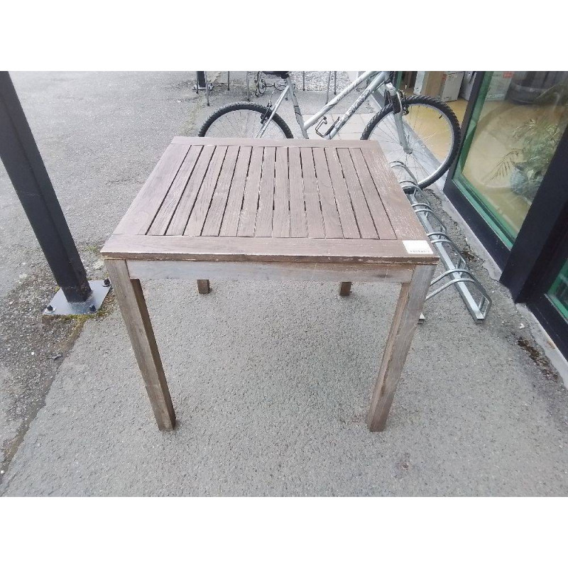 TABLE BISTROT TECK 80X80