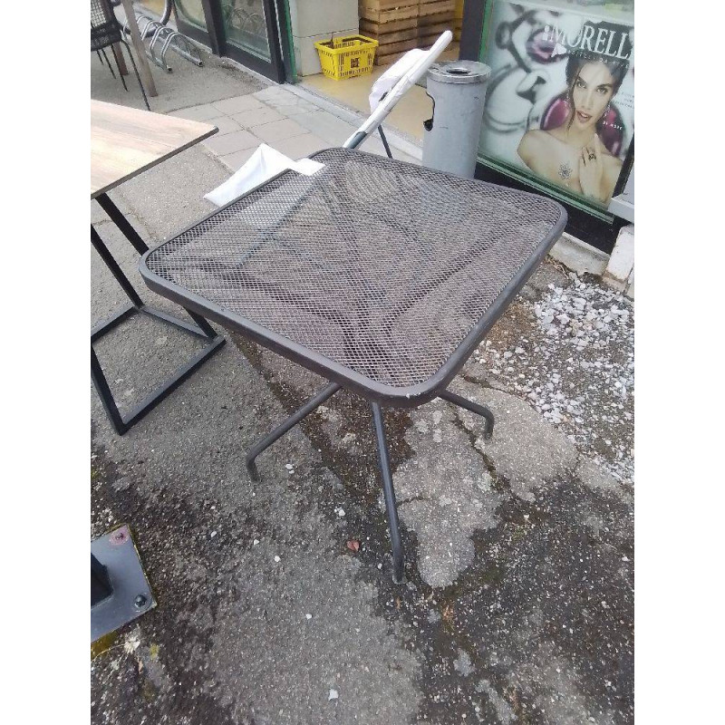 TABLE BISTROT METAL 60X60