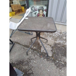TABLE BISTROT METAL 60X60