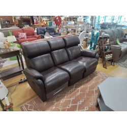 SALON 3 PLACES RELAX MANUELS CUIR 