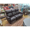 SALON 3 PLACES RELAX MANUELS CUIR 