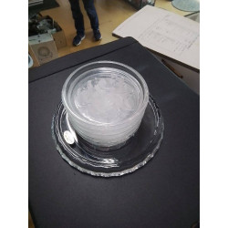 SOUS VERRE EN CRISTAL 