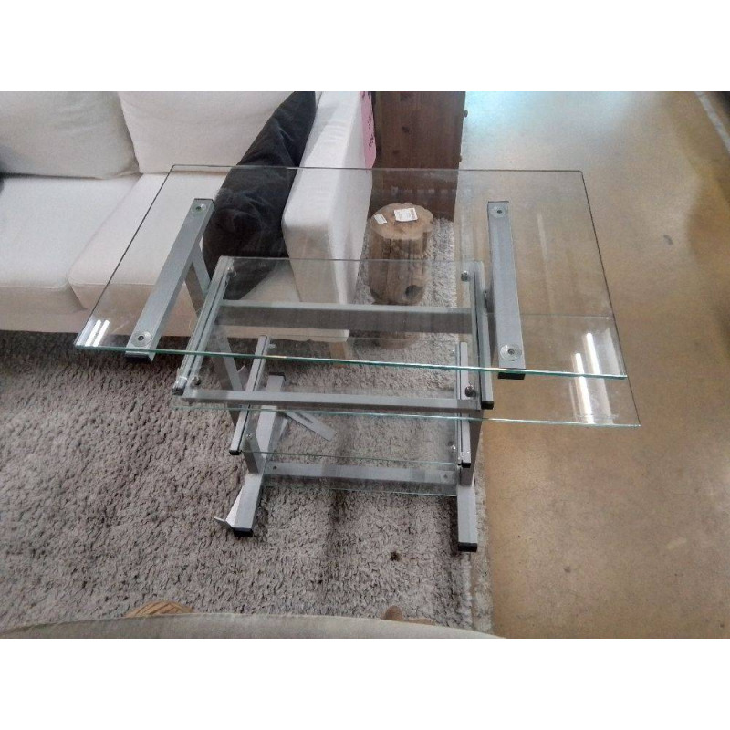 BUREAU EN VERRE 