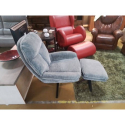 FAUTEUIL TOURNANT + POUF 