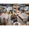 SALON 3/2/1+POUF CUIR 