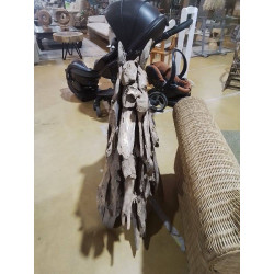 BUSTE CHEVAL H 1M EN BOIS EXOTIQUE 