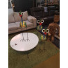 ENSEMBLE DE 3 AUTRUCHES EN METAL 