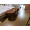 BANQUETTE EN PEAUX DE CHÈVRE 120CM 