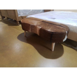 BANQUETTE EN PEAUX DE CHÈVRE 120CM 