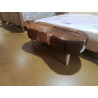 BANQUETTE EN PEAUX DE CHÈVRE 120CM 