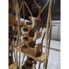 PORTE BOUTEILLE EN BOIS H50CM 