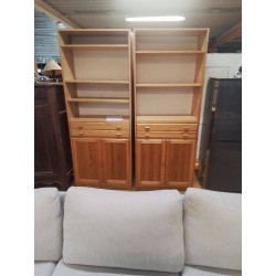 ETAGERE PIN MASSIF 2P