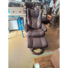 FAUTEUIL + POUF STRESSLESS