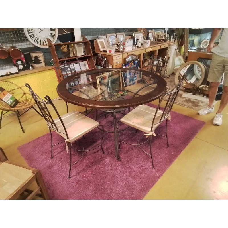 LOT DE 4 CHAISES FF