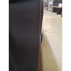 SALON D\'ANGLE CUIR EN L\'ETAT